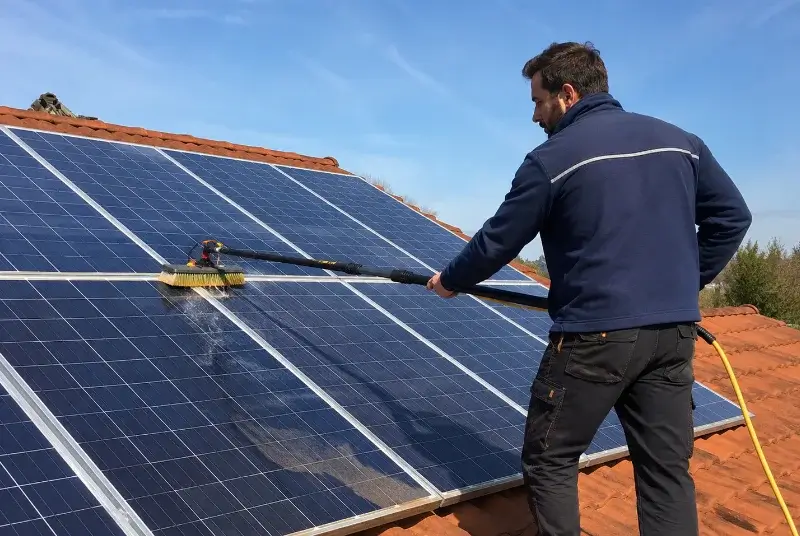 Nettoyage et entretien de panneaux solaires à Portes-en-Valdaine